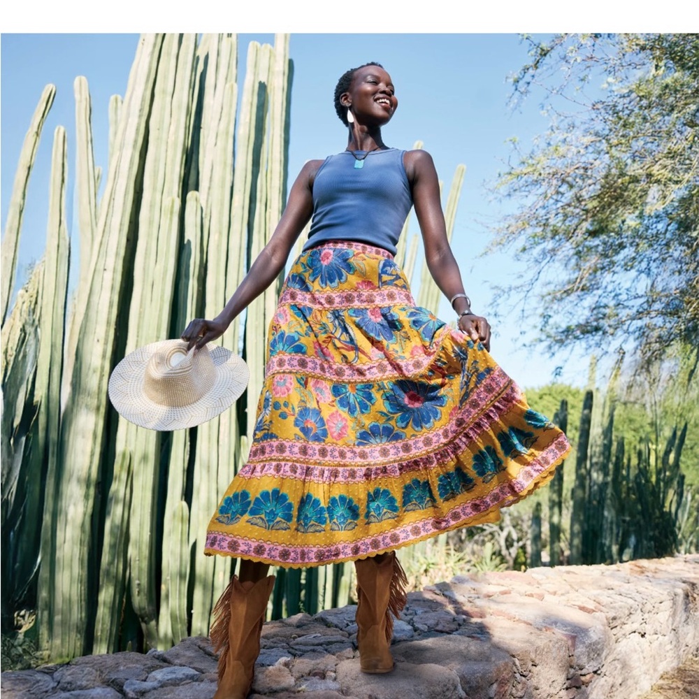 FARM Rio Sunshine Gardens Skirt